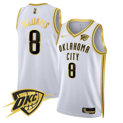 Men's Oklahoma City Thunder Swingman Jersey V2 - All Stitched