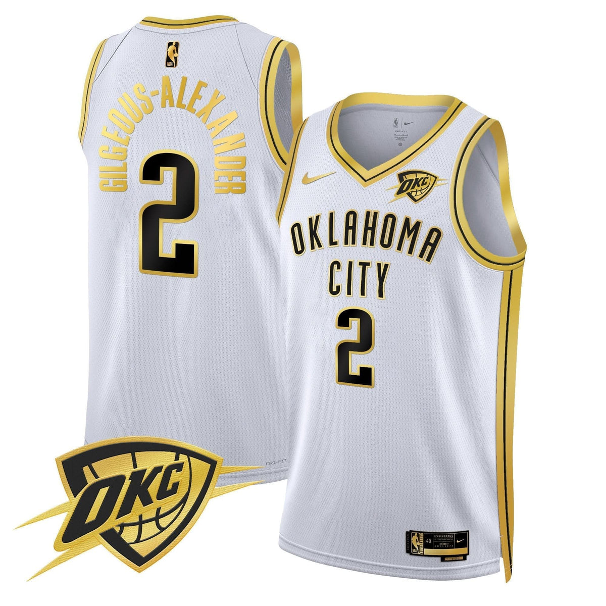 Oklahoma City Thunder Swingman Jersey V2 - All Stitched