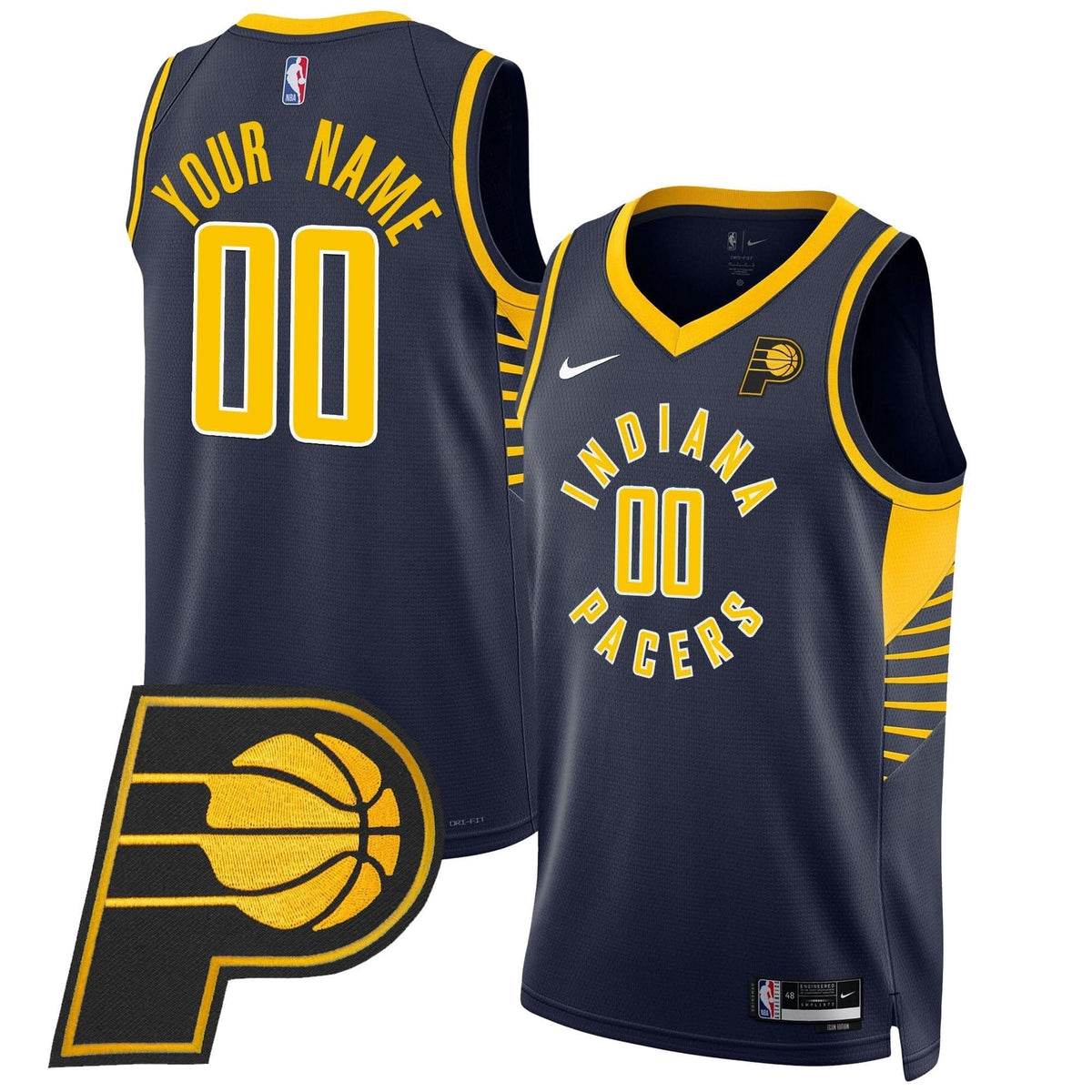 Indiana Pacers Swingman Custom Jersey V2 - All Stitched