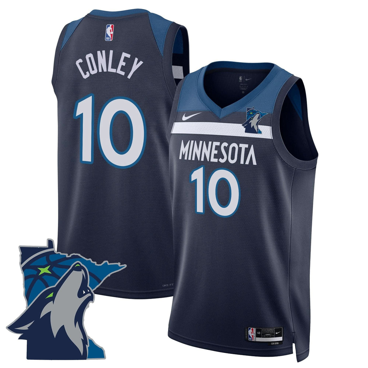 Men's Minnesota Timberwolves Swingman Jersey - Minnesota Patch - All Stitched
