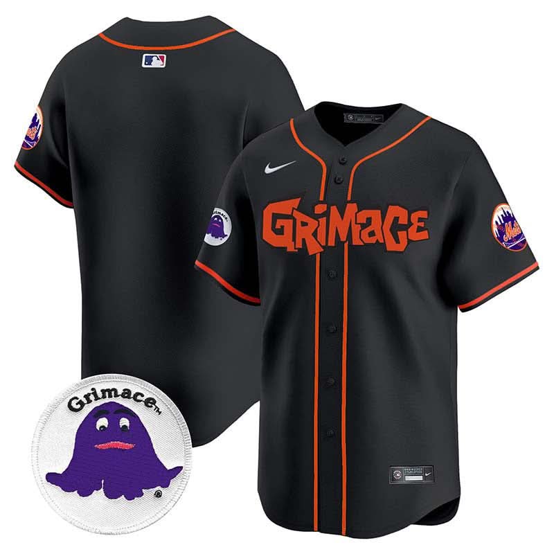 Men's Mets Grimace Vapor Premier Limited Jersey V2 - All Stitched
