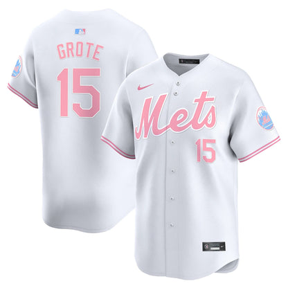 Men's Mets Bubblegum Pink Vapor Premier Limited Jersey - All Stitched