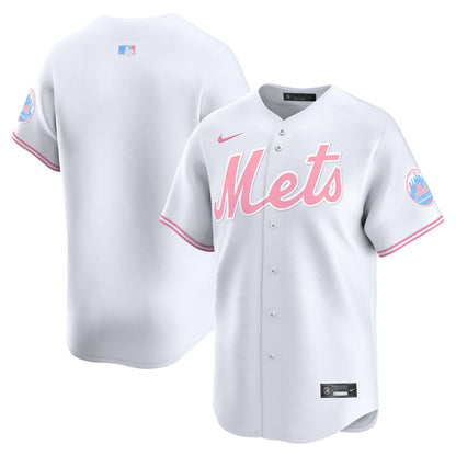 Men's Mets Bubblegum Pink Vapor Premier Limited Jersey - All Stitched