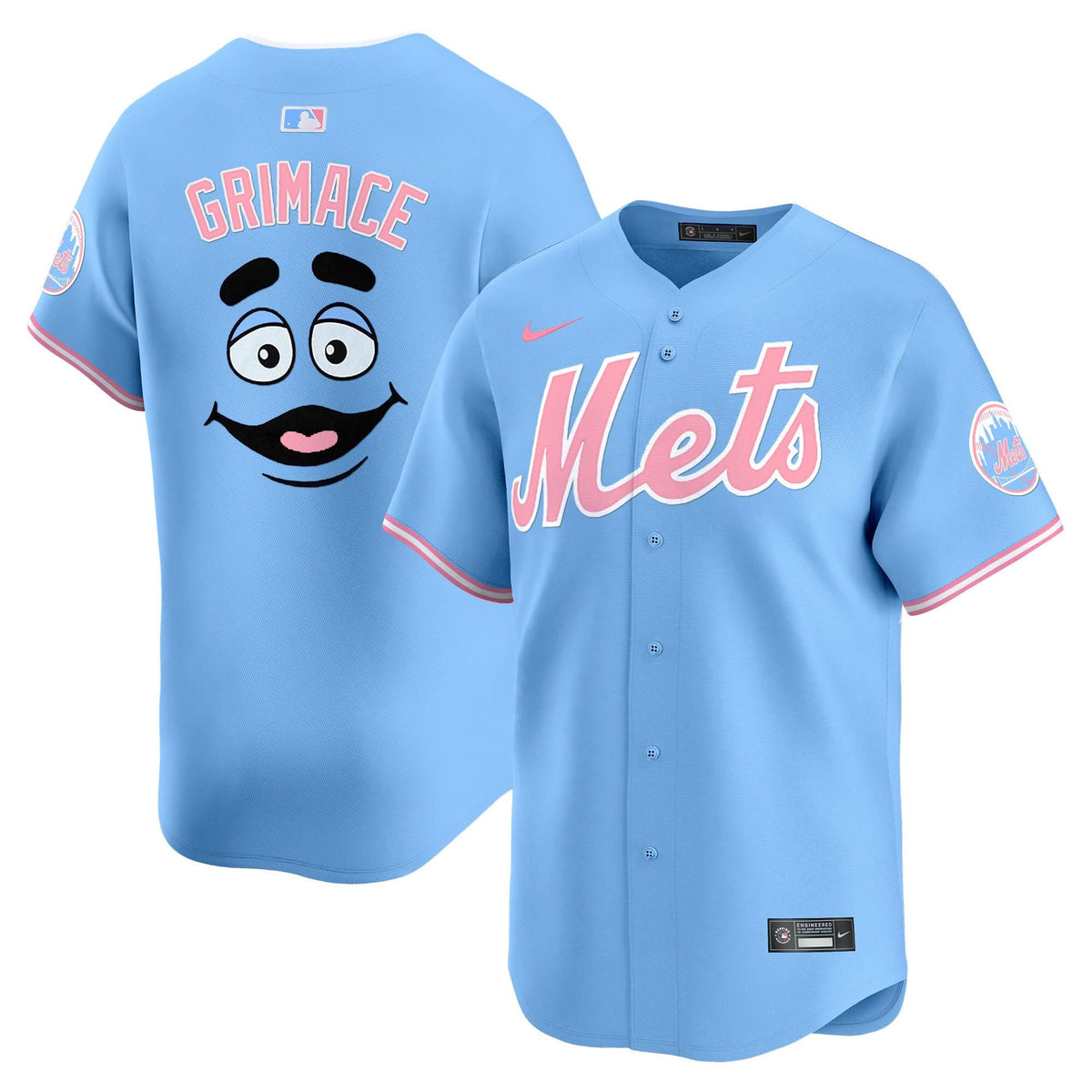 Men's Mets Bubblegum Pink Vapor Premier Limited Jersey - All Stitched