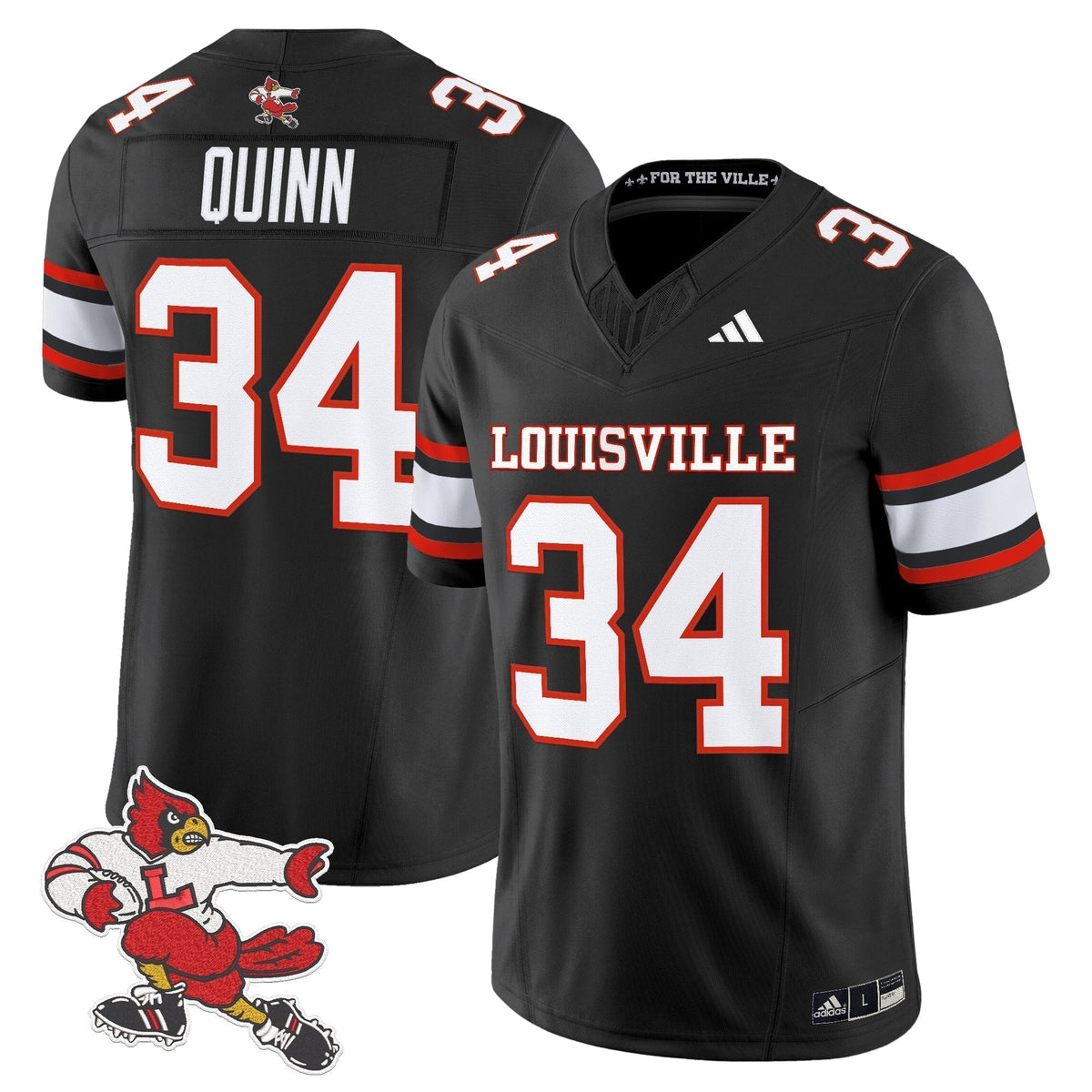 Men's Louisville Cardinals '1980s Throwback' Vapor Limited Jersey - All Stitched