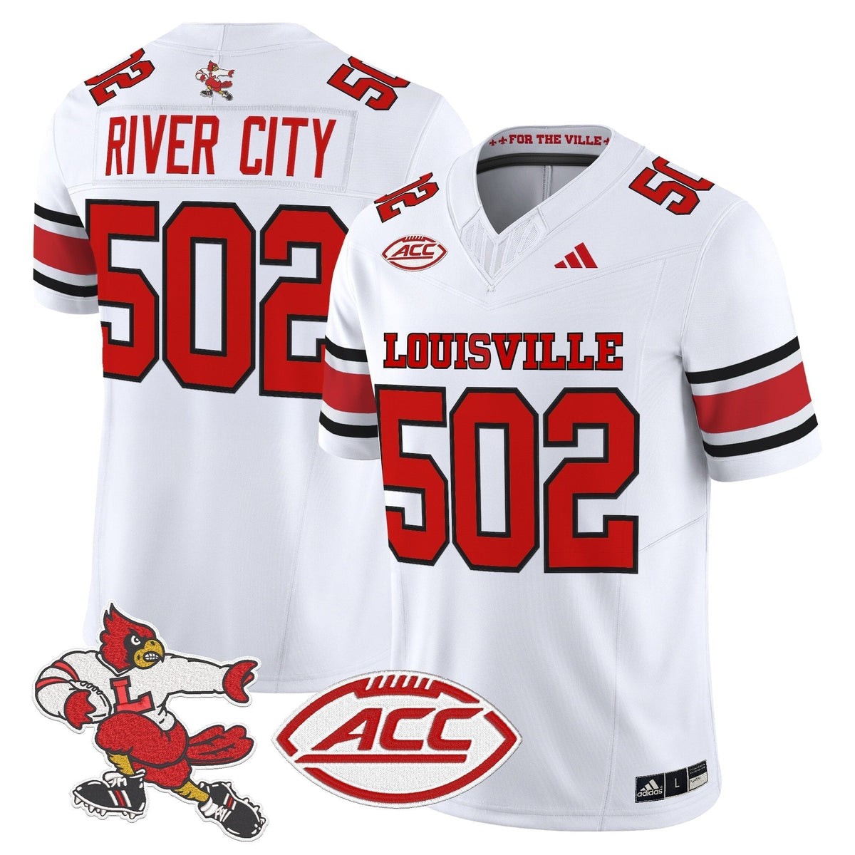 Men's Louisville Cardinals '1980s Throwback' Vapor Limited Jersey - All Stitched
