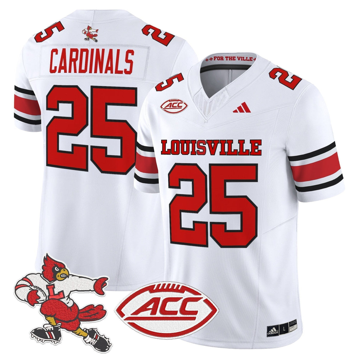 Men's Louisville Cardinals '1980s Throwback' Vapor Limited Jersey - All Stitched