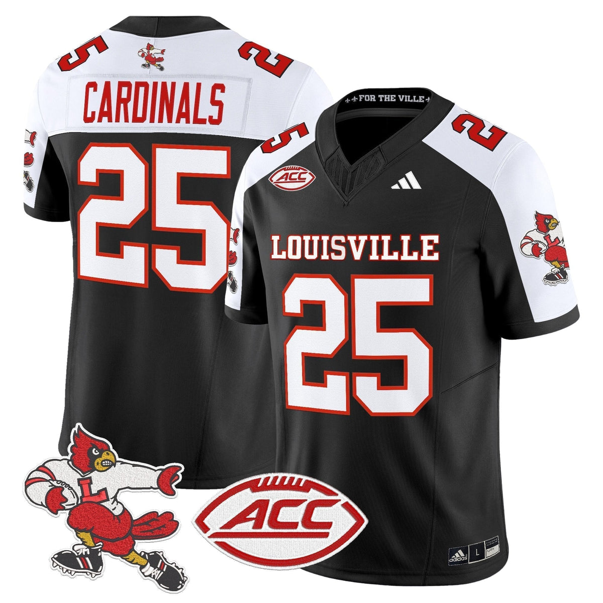 Men's Louisville Cardinals '1980s Throwback' Vapor Limited Jersey - All Stitched
