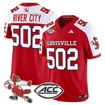 Men's Louisville Cardinals '1980s Throwback' Vapor Limited Jersey - All Stitched