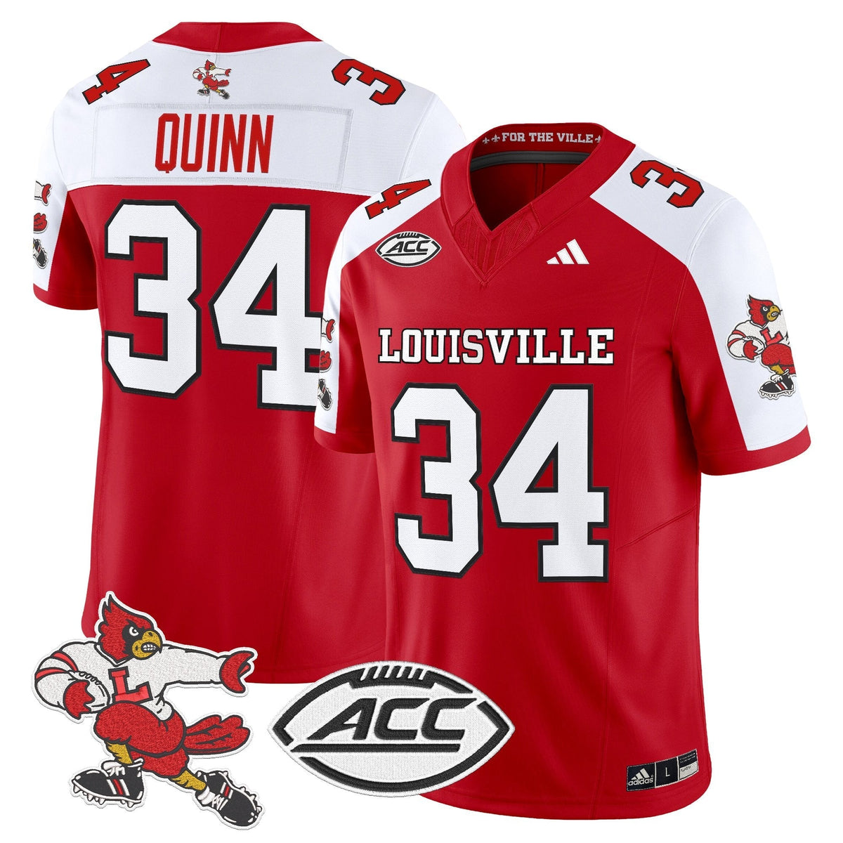 Men's Louisville Cardinals '1980s Throwback' Vapor Limited Jersey - All Stitched