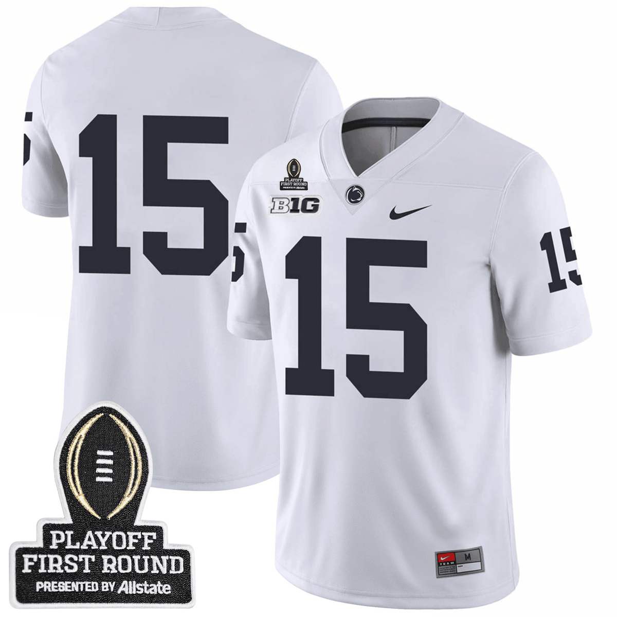 Penn State Football 24/25 Jersey - CFP First Round Patch