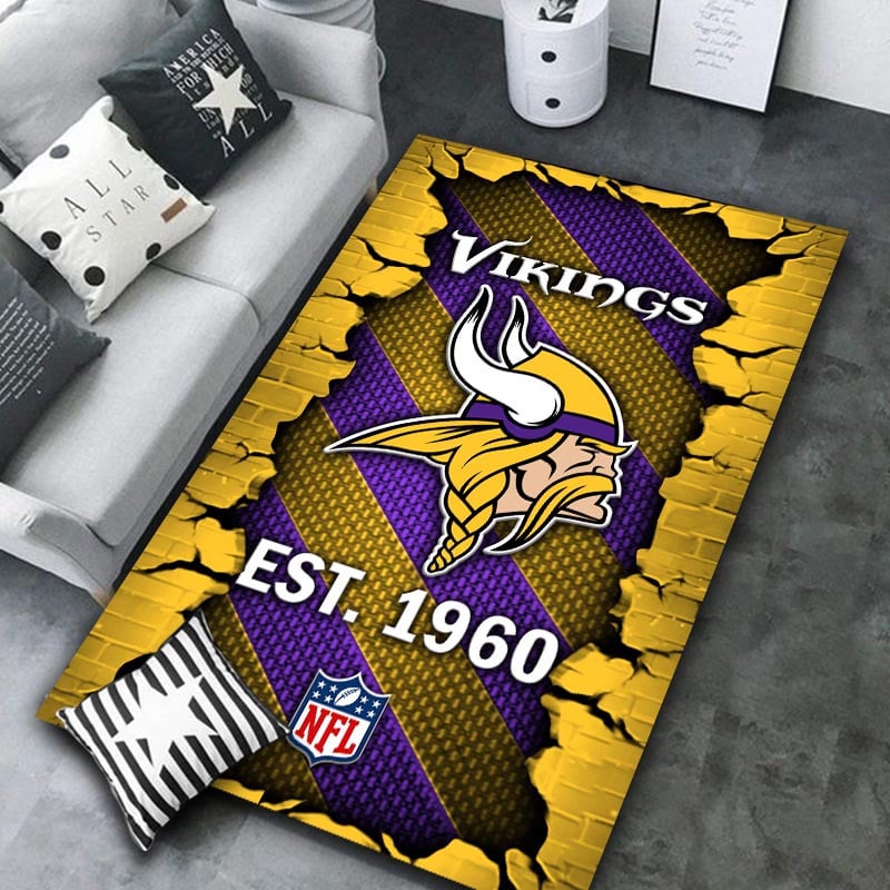 Minnesota Vikings Rug DMHF1086