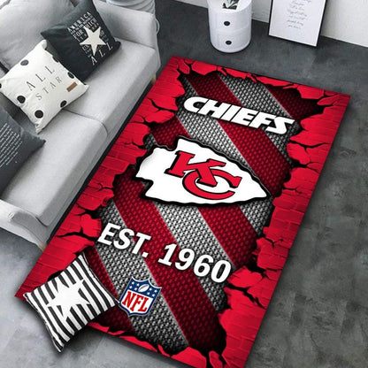 Kansas City Chiefs Rug DMHF1081