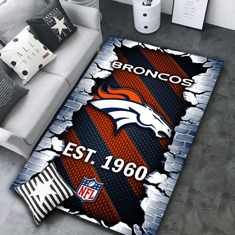 Denver Broncos Rug DMHF1075