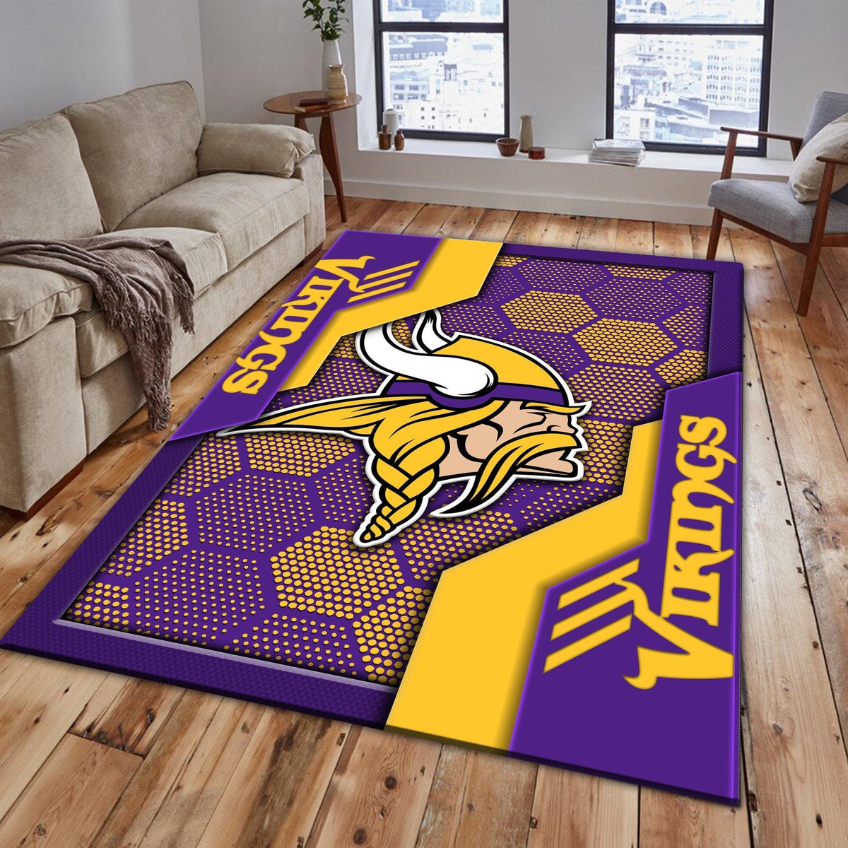 Minnesota Vikings Rug DMHF3100