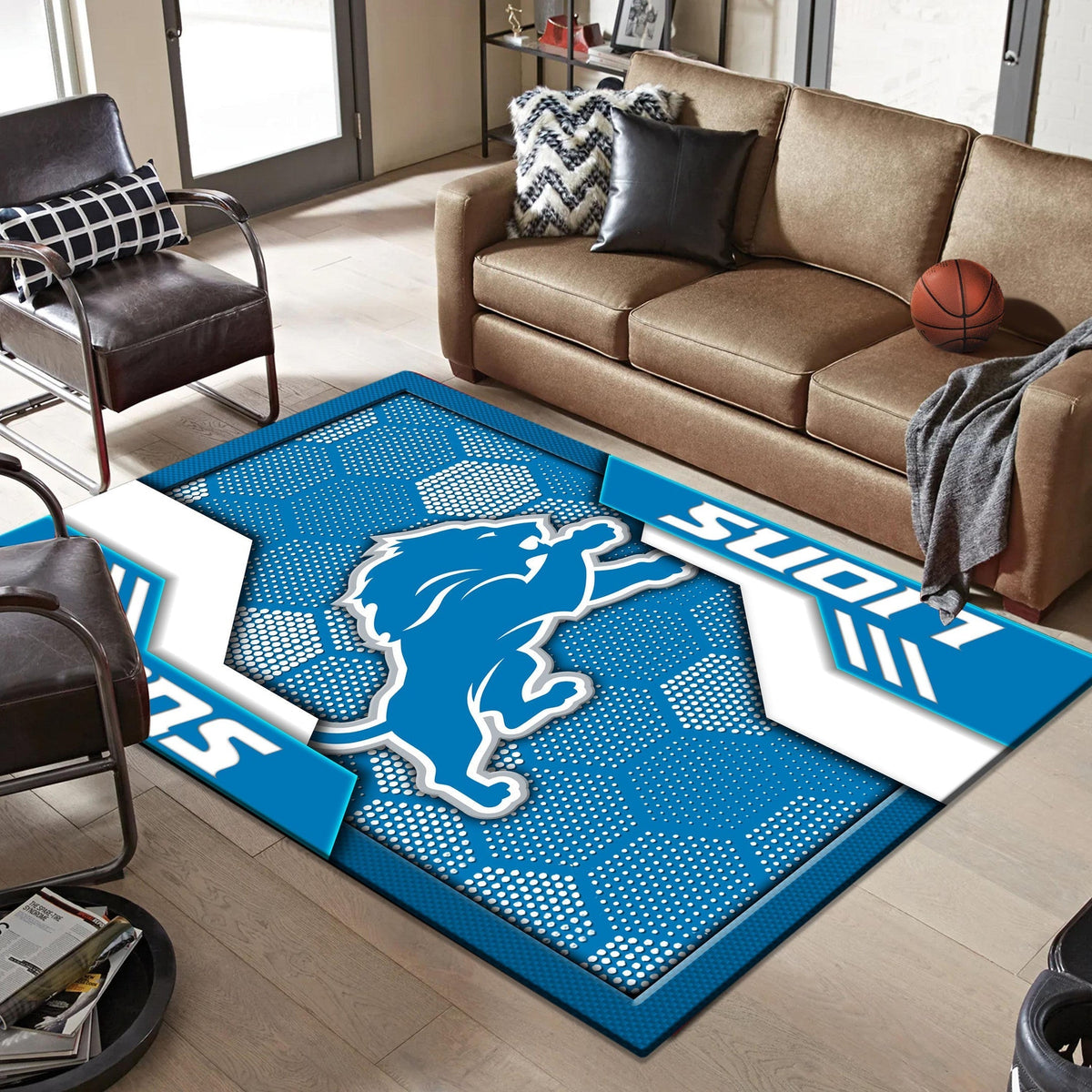 Detroit Lions Rug DMHF3090