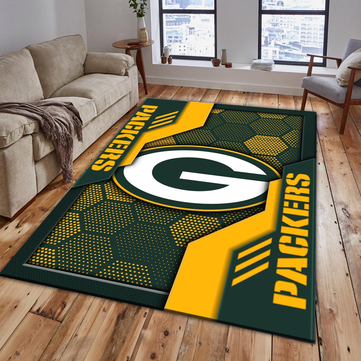 Green Bay Packers Rug DMHF3091