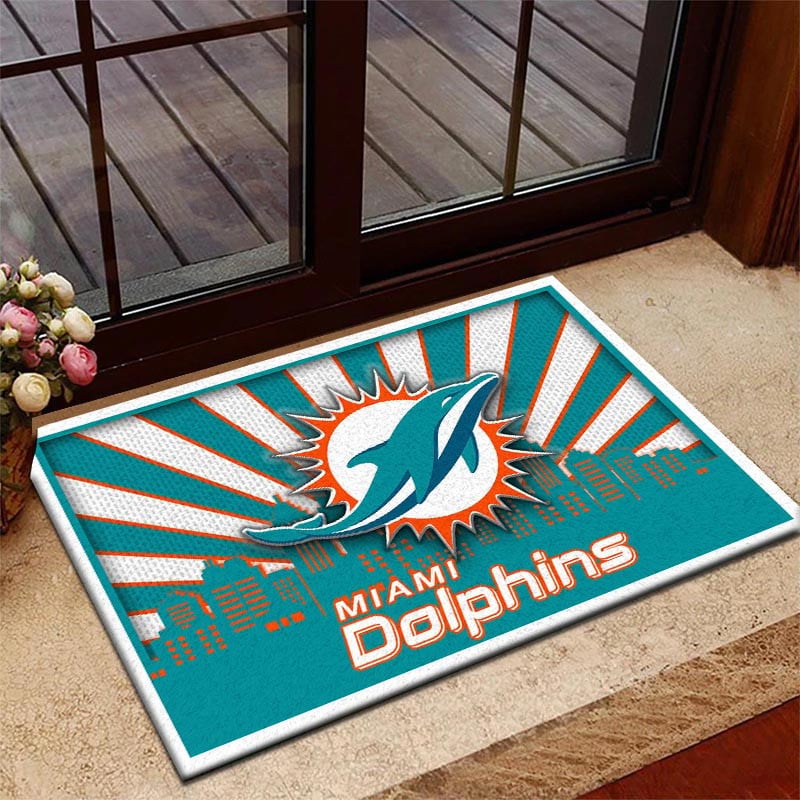 Miami Dolphins DMHF3679 Doormat