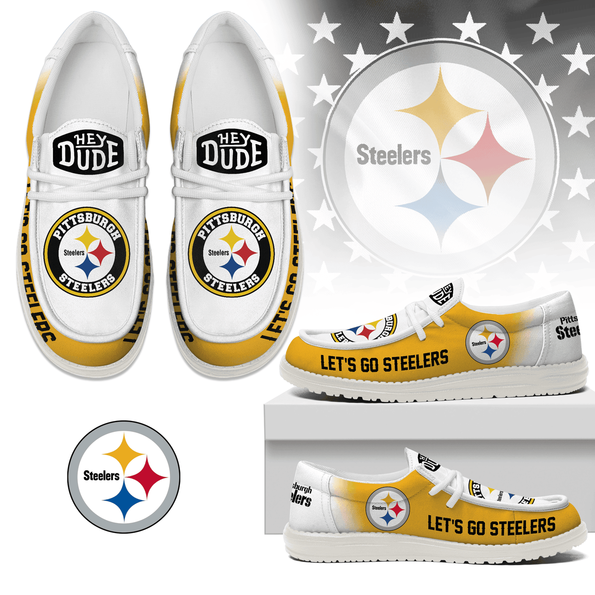 Pittsburgh Steelers | Premium Loafer Shoes NY