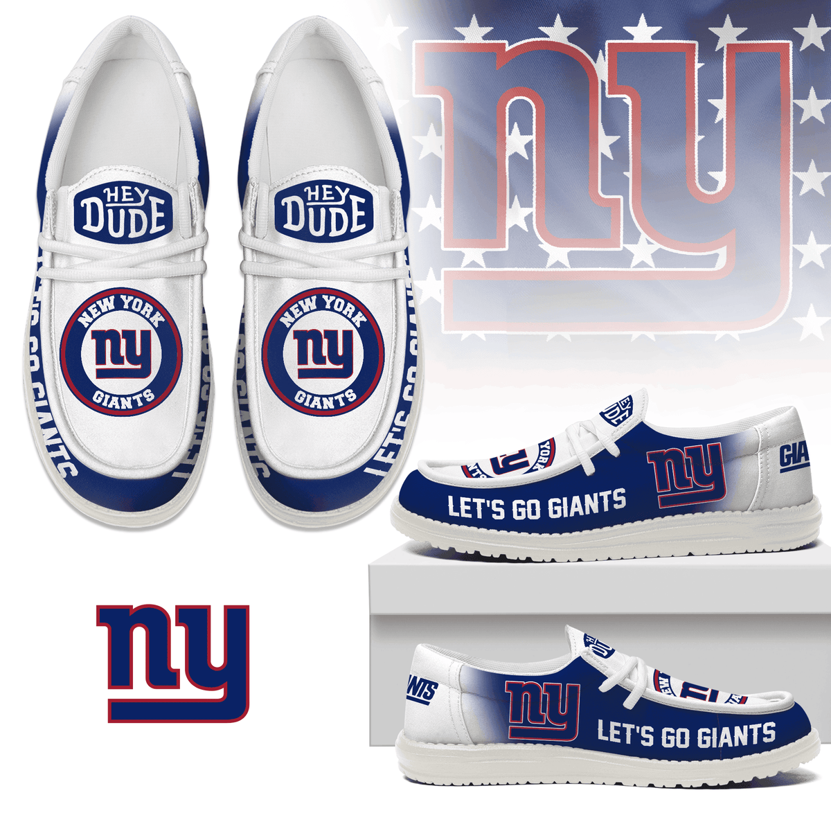 New York Giants | Premium Loafer Shoes NY