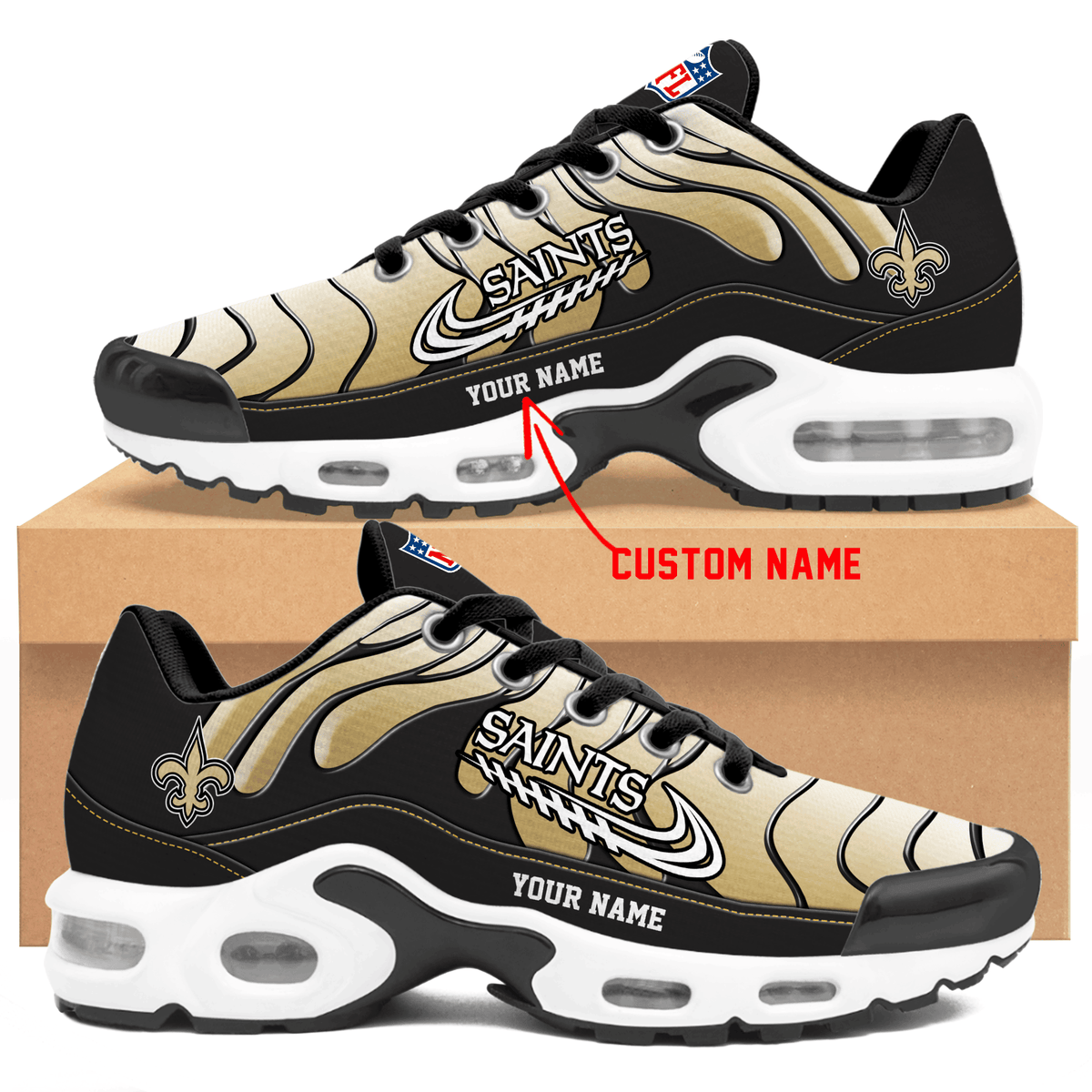 New Orleans Saints | Personalized Air Max Shoes Limited Edition TD