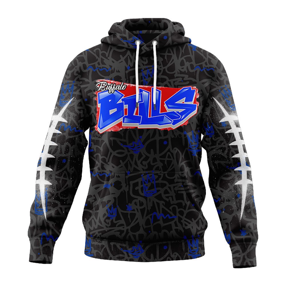 Buffalo Bills | Premium Special Graffiti My Team 4 Life Hoodie MM