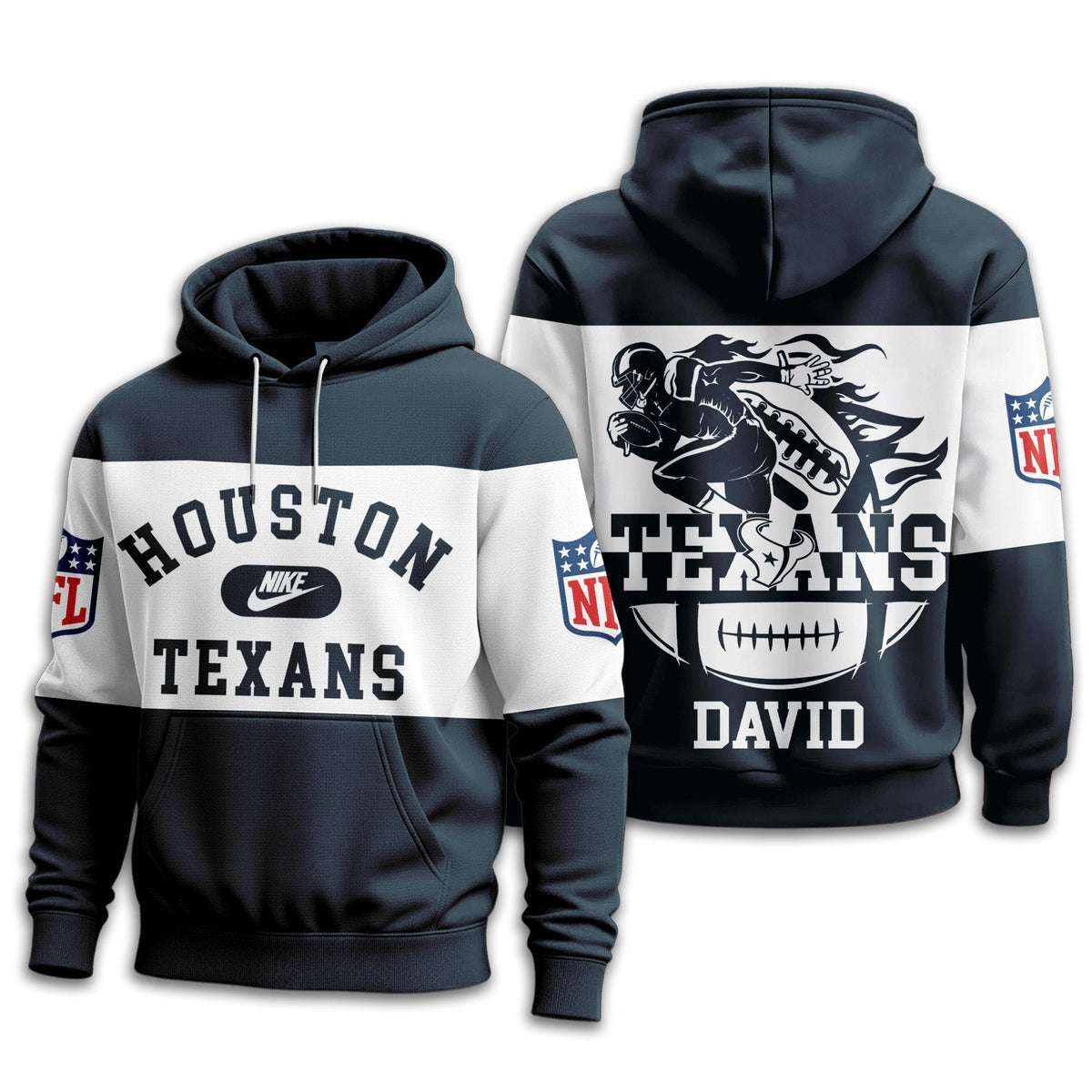 Houston Texans | Premium Touchdown Spirit Personalized Hoodie TD