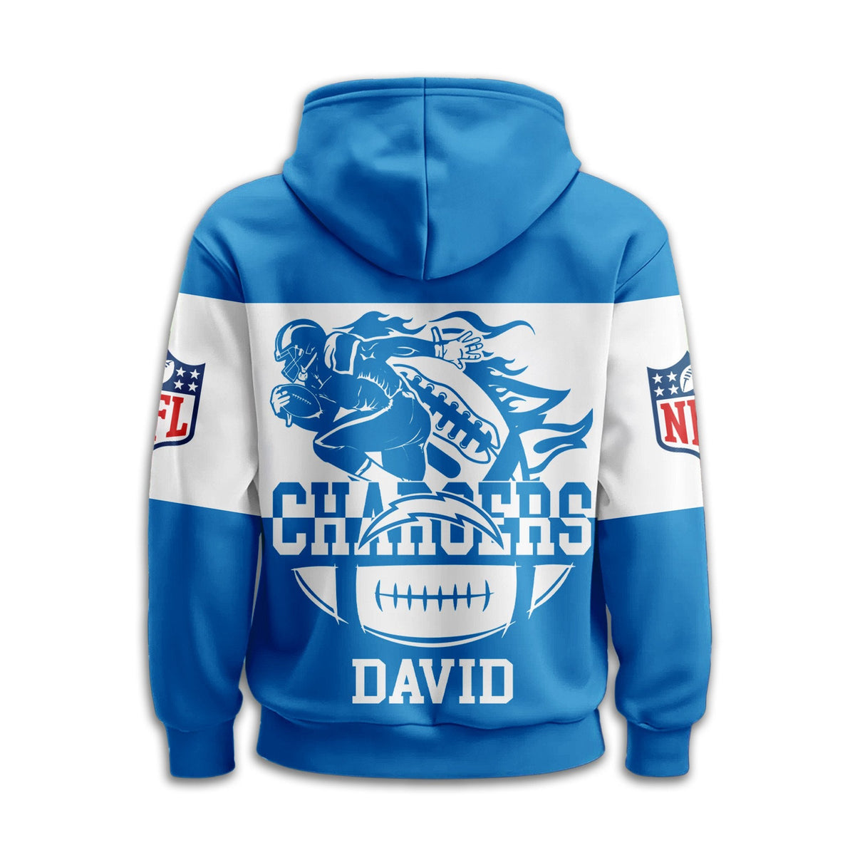 Los Angeles Chargers | Premium Touchdown Spirit Personalized Hoodie TD