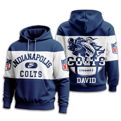 Indianapolis Colts | Premium Touchdown Spirit Personalized Hoodie TD