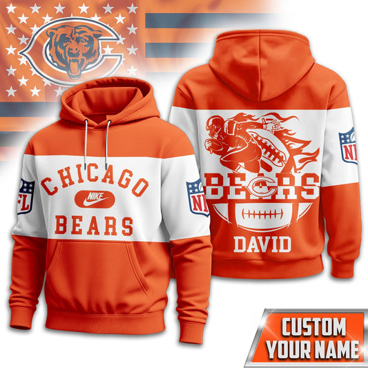 Chicago Bears | Premium Touchdown Spirit Personalized Hoodie TD