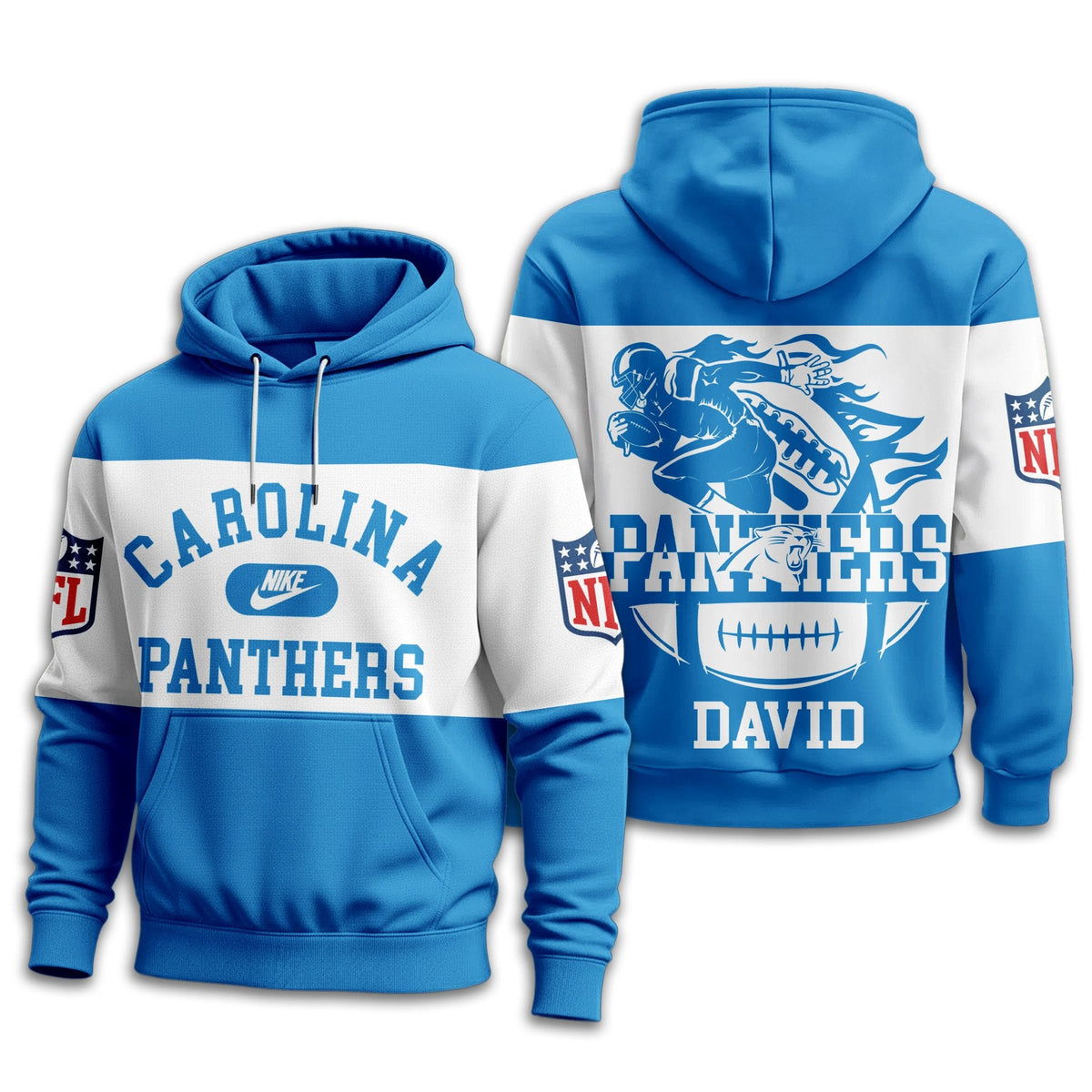 Carolina Panthers | Premium Touchdown Spirit Personalized Hoodie TD