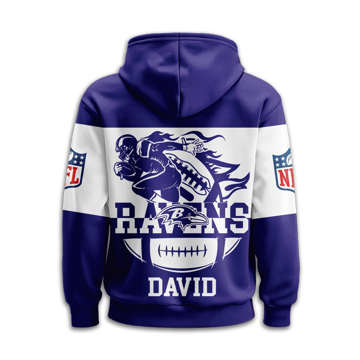 Baltimore Ravens | Premium Touchdown Spirit Personalized Hoodie TD