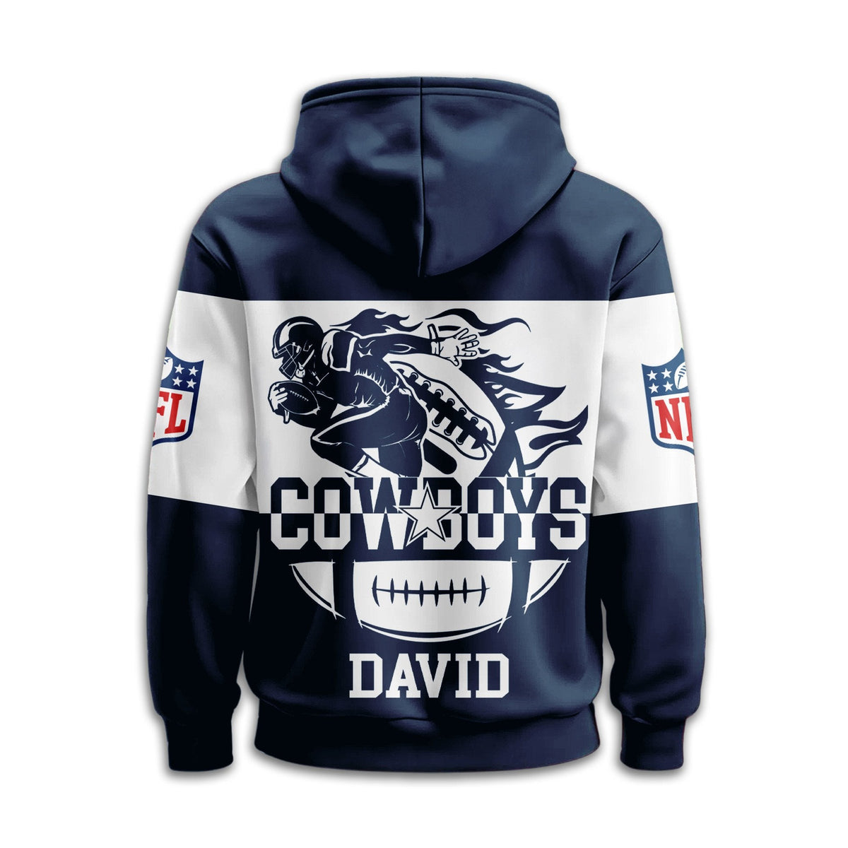 Dallas Cowboys | Premium Touchdown Spirit Personalized Hoodie TD