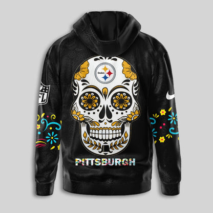 Pittsburgh Steelers | Premium Dia de los Muertos Limited Editions Hoodie MM