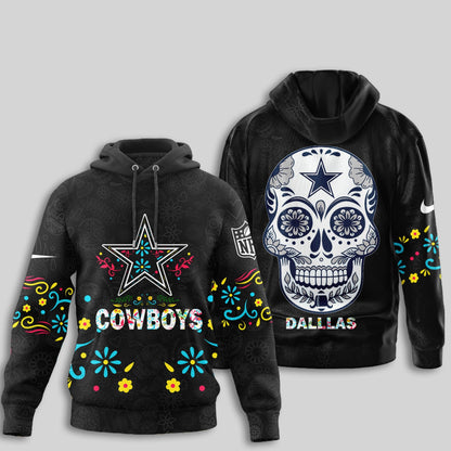 Dallas Cowboys | Premium Dia de los Muertos Limited Editions Hoodie MM