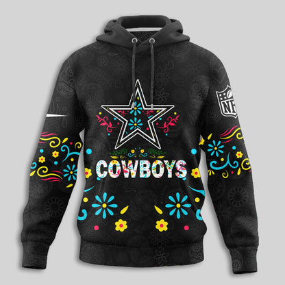 Dallas Cowboys | Premium Dia de los Muertos Limited Editions Hoodie MM