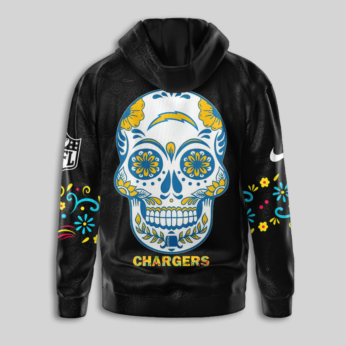 Los Angeles Chargers | Premium Dia de los Muertos Limited Editions Hoodie MM