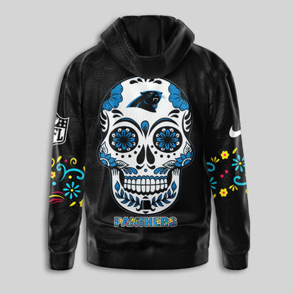 Carolina Panthers | Premium Dia de los Muertos Limited Editions Hoodie MM
