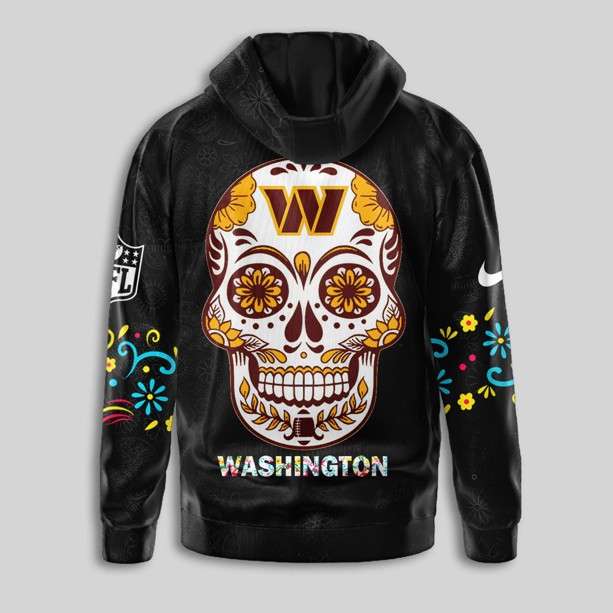 Washington Commanders | Premium Dia de los Muertos Limited Editions Hoodie MM
