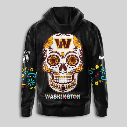 Washington Commanders | Premium Dia de los Muertos Limited Editions Hoodie MM