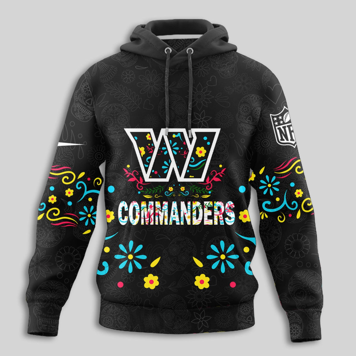 Washington Commanders | Premium Dia de los Muertos Limited Editions Hoodie MM