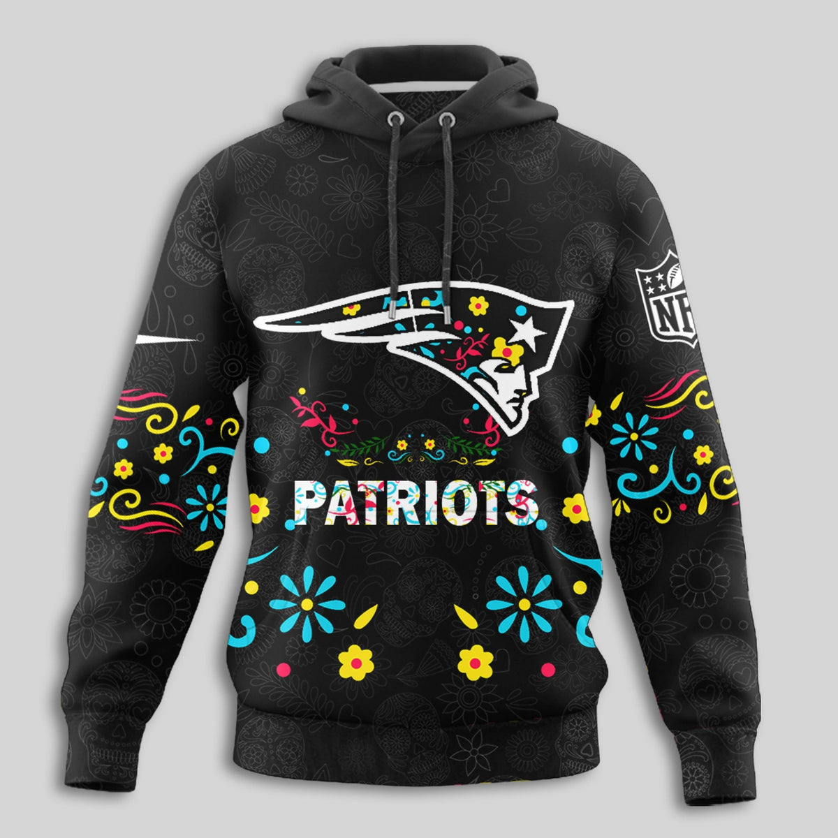 New England Patriots | Premium Dia de los Muertos Limited Editions Hoodie MM
