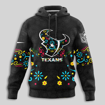 Houston Texans | Premium Dia de los Muertos Limited Editions Hoodie MM