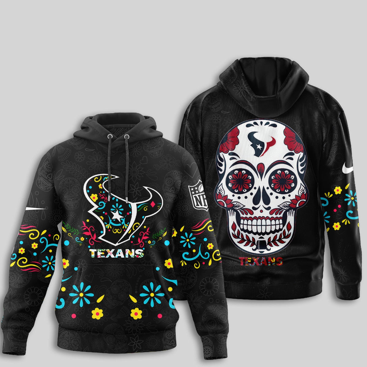 Houston Texans | Premium Dia de los Muertos Limited Editions Hoodie MM