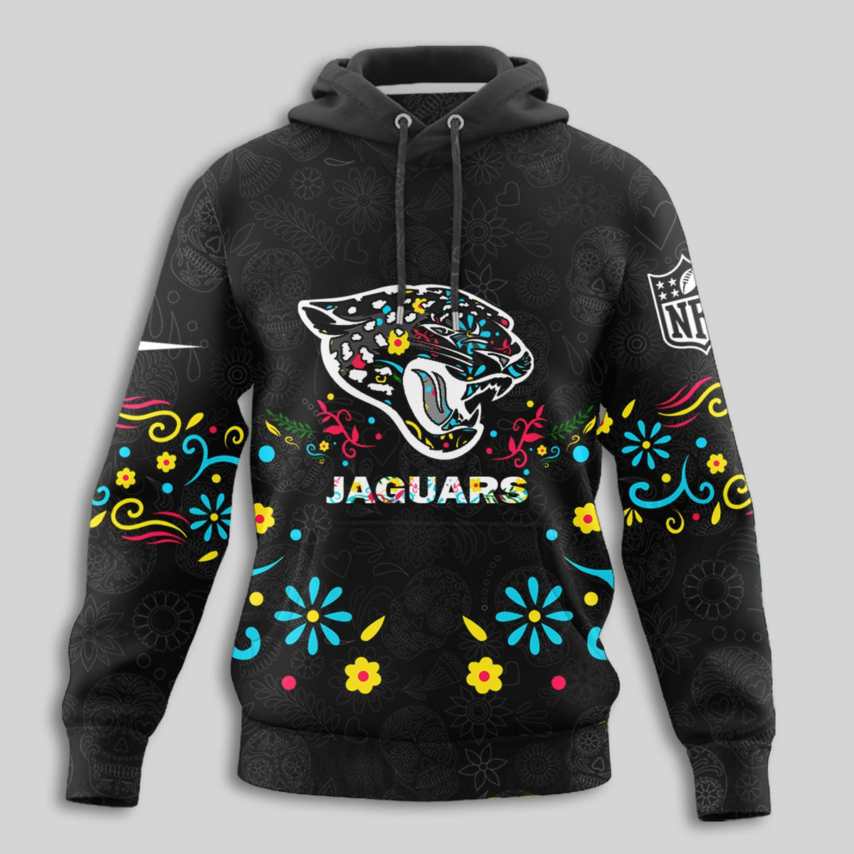 Jacksonville Jaguars | Premium Dia de los Muertos Limited Editions Hoodie MM