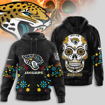 Jacksonville Jaguars | Premium Dia de los Muertos Limited Editions Hoodie MM