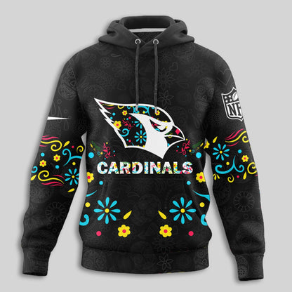 Arizona Cardinals | Premium Dia de los Muertos Limited Editions Hoodie MM