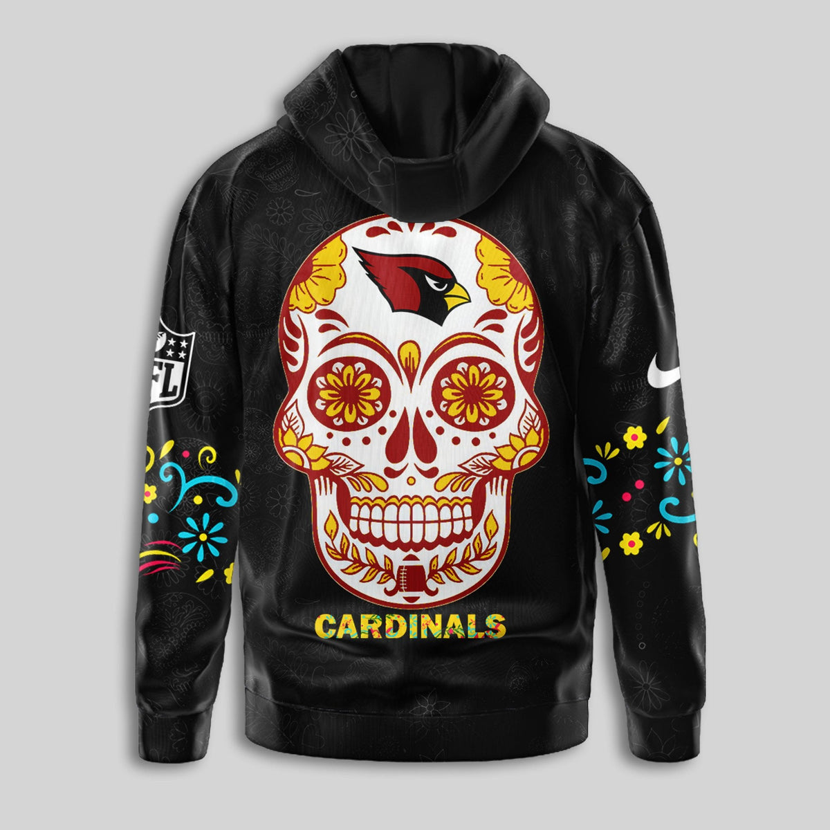 Arizona Cardinals | Premium Dia de los Muertos Limited Editions Hoodie MM