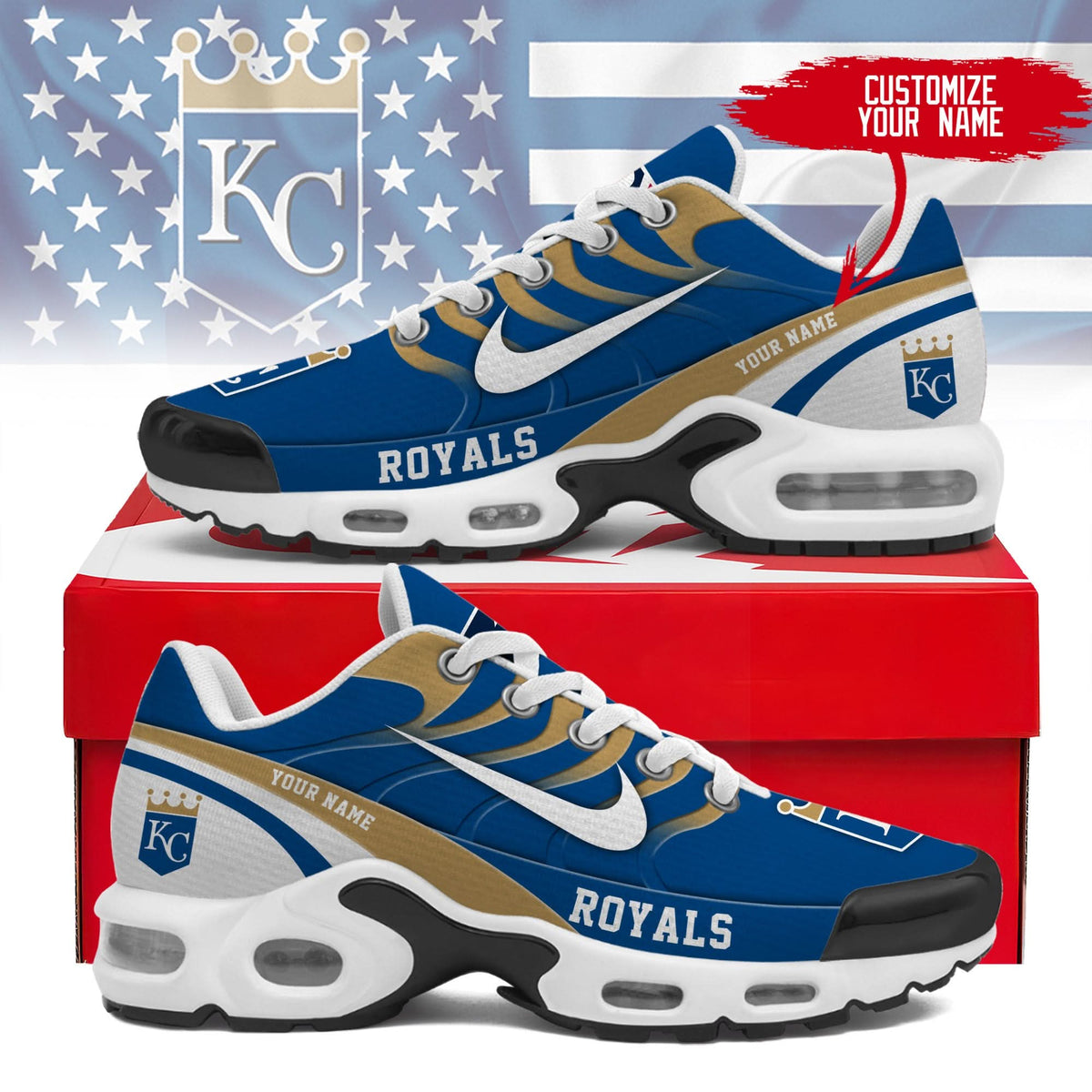Kansas City Royals | Personalized Air Max Shoes TD 300525