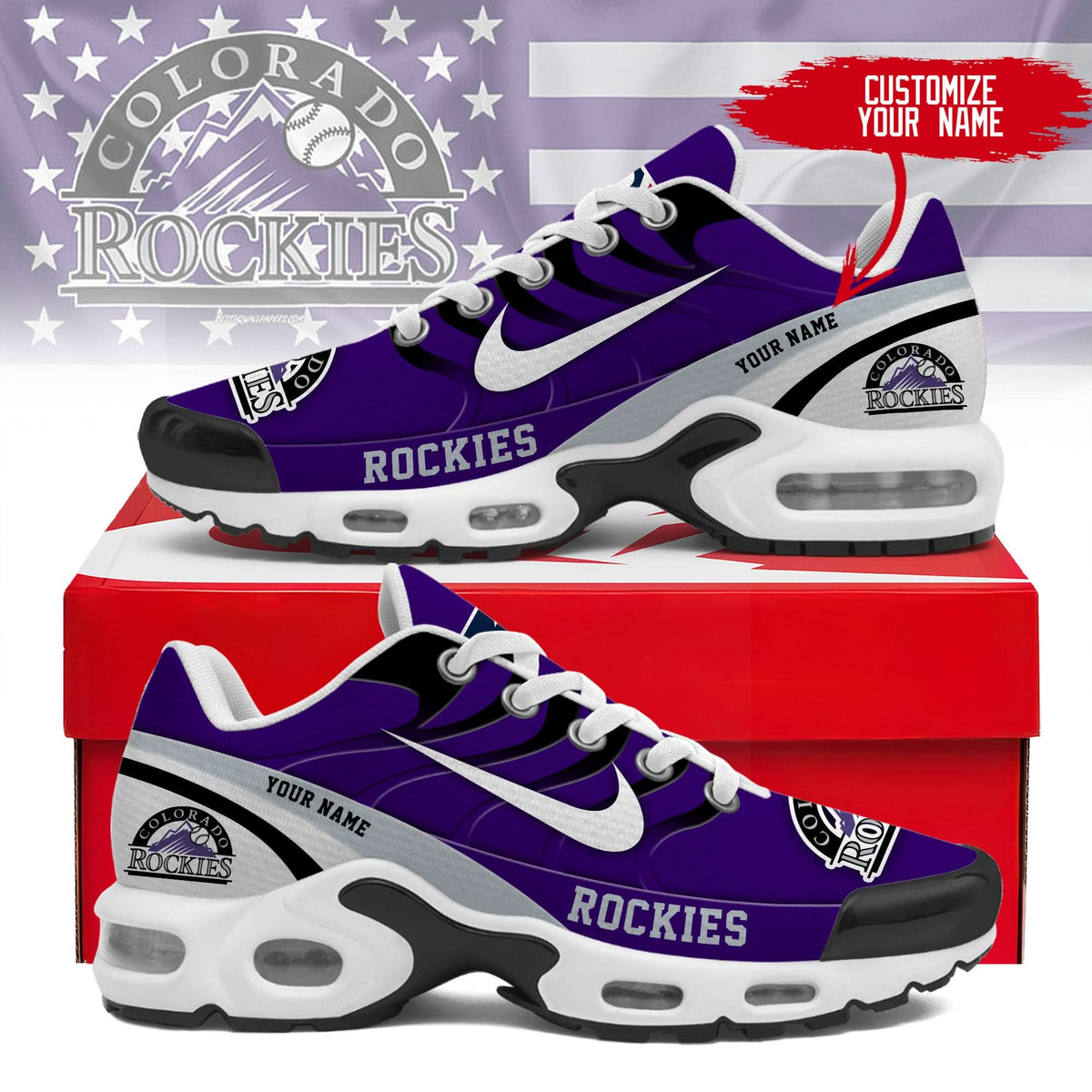 Colorado Rockies | Personalized Air Max Shoes TD 300525